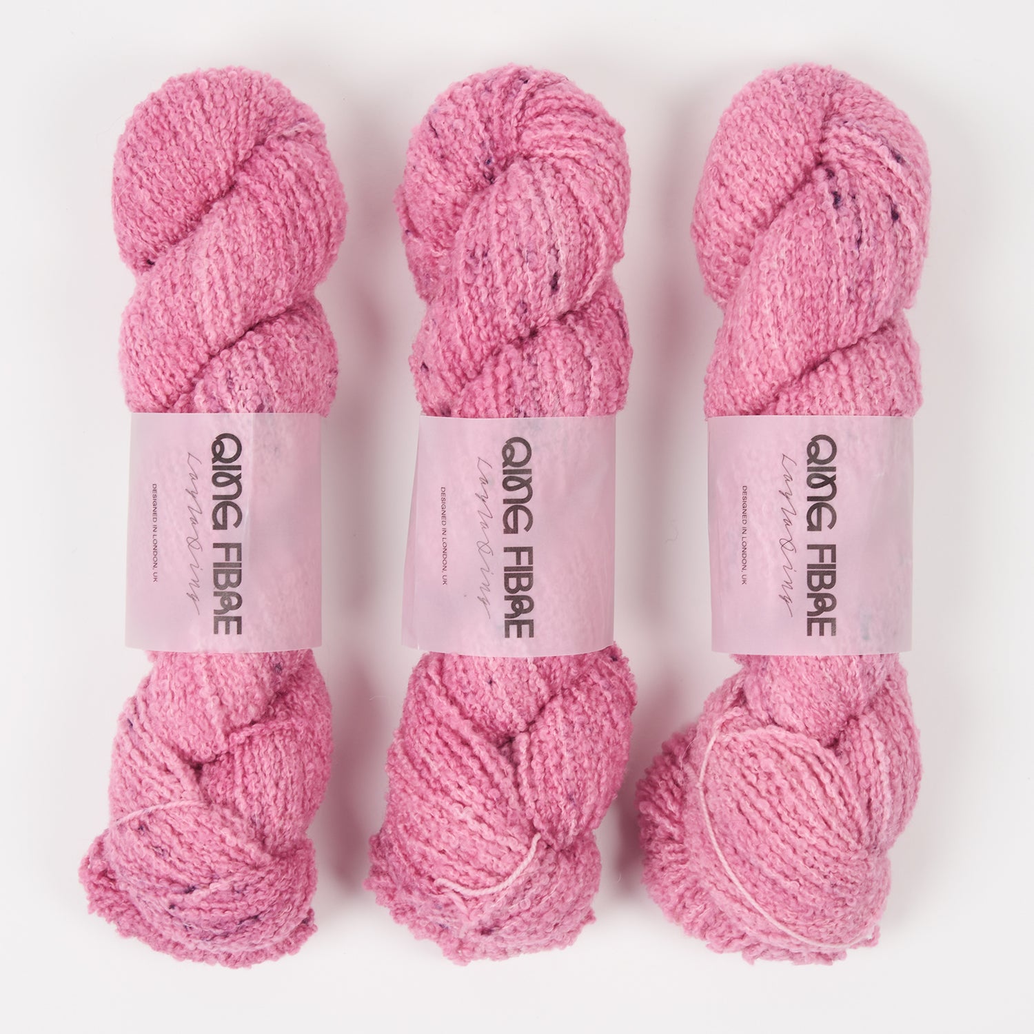 Qing Fibre TEDDY - BALSAM Merino wool DK pink Yarn