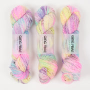 Qing Fibre TEDDY - CLOUD Merino wool DK pink yellow multicolour Yarn