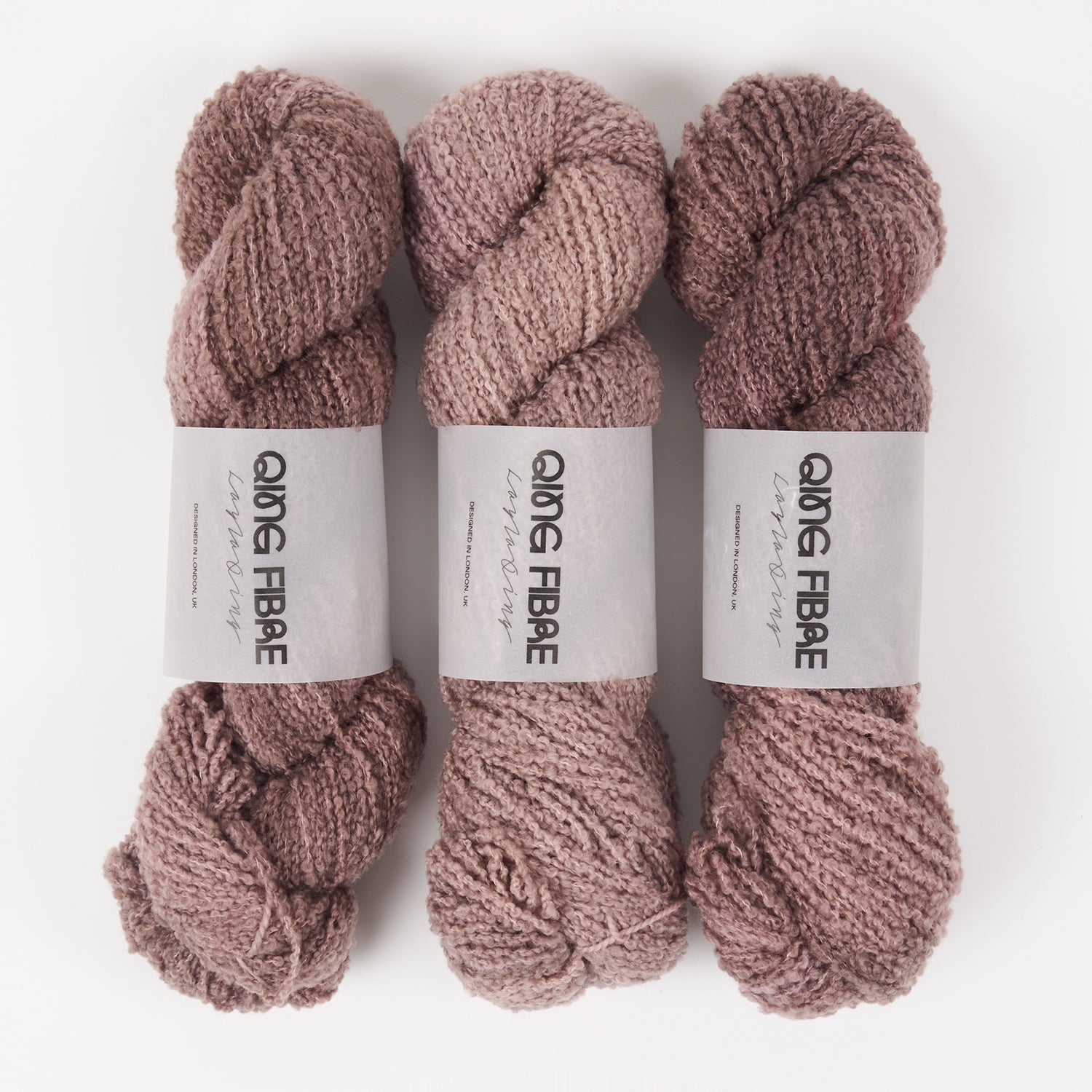 Qing Fibre TEDDY - DAMASK Merino wool DK brown Yarn