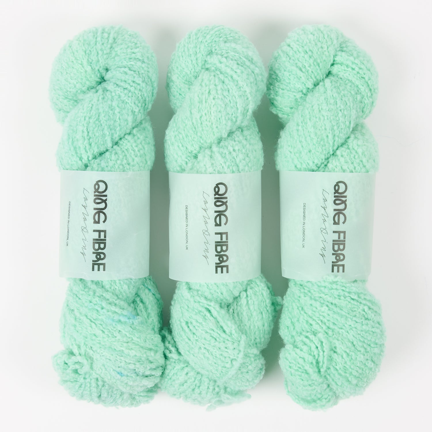 Qing Fibre TEDDY - JADE Merino wool DK green Yarn