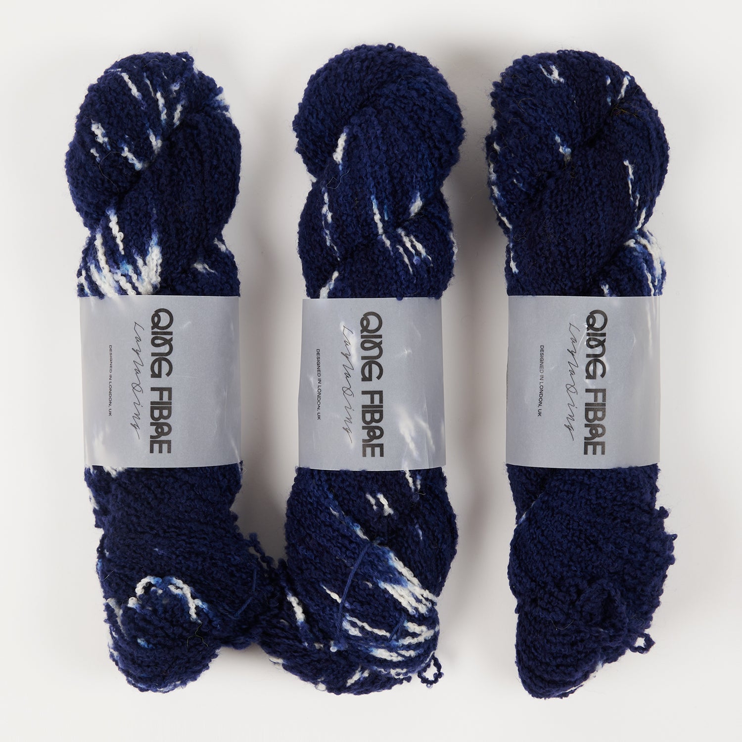 Qing Fibre TEDDY - NIGHT Merino wool DK blue Yarn