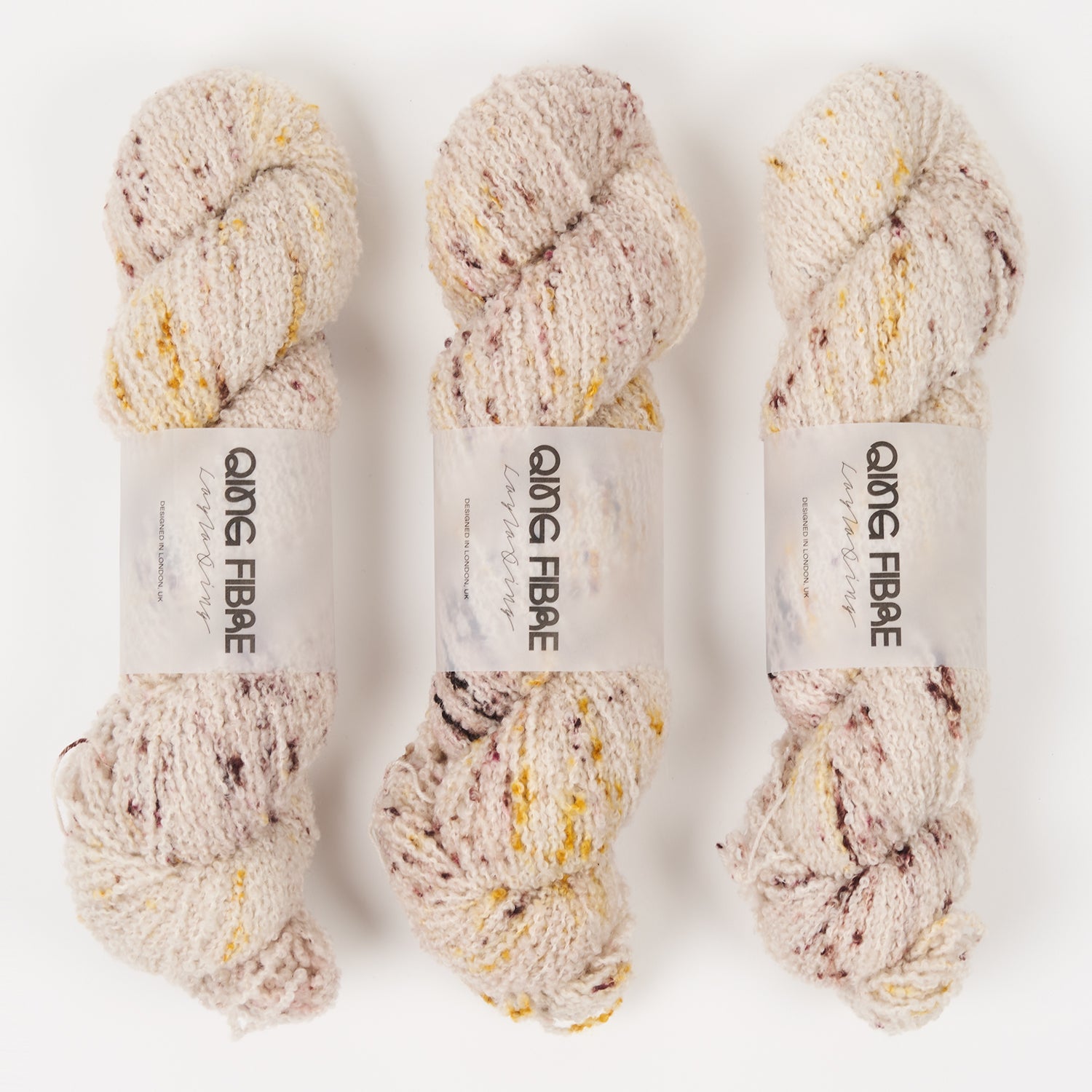 Qing Fibre TEDDY - NOUGAT Merino wool DK beige Yarn