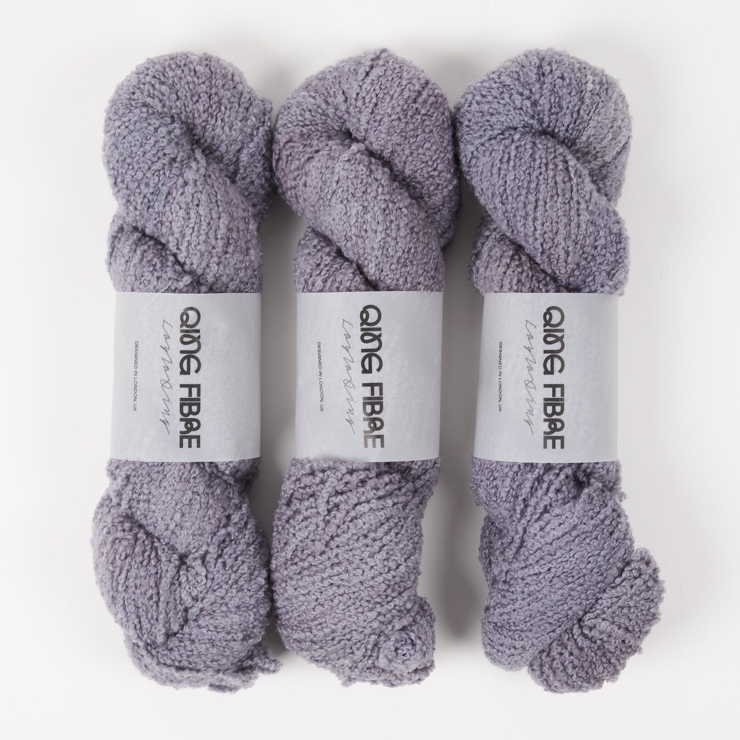 Qing Fibre TEDDY - TIMBERWOLF Merino wool DK grey Yarn