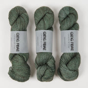 Qing Fibre QING YAK SINGLES - MALACHITE Merino wool Yak Silk Fingering green Yarn