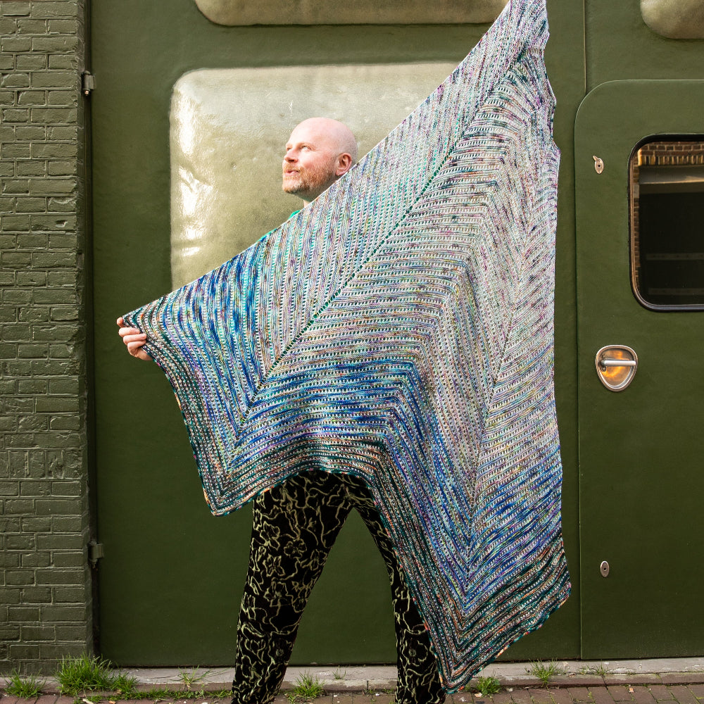 QUAKE SHAWL - GLASS HARBOUR