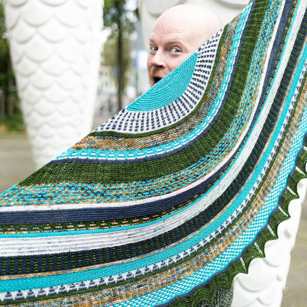 Quirky Quintet Shawl