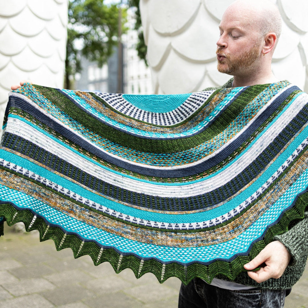 Quirky Quintet Shawl