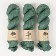 Mominoki Yarn RAMIE SILK - FIR TREE Wool Ramie Silk Fingering green Yarn