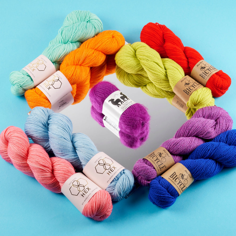 Red Hot Rainbow Kaleidoscope - West Wool - MKAL 2026