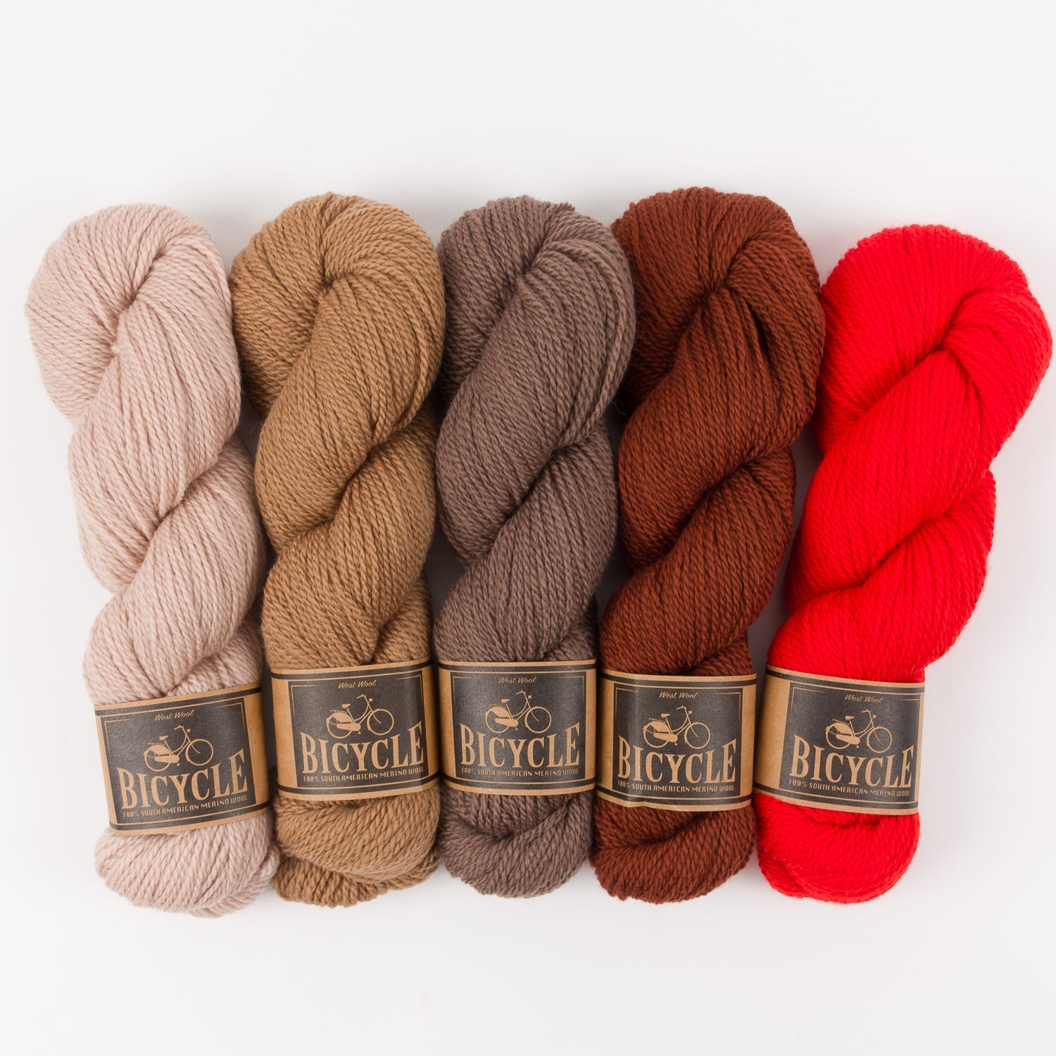 West Wool HOT CHOCOLATE Merino wool Fingering Quick Kits