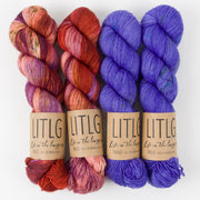 Life in The Long Grass RED VOLTS Merino wool Fingering Quick Kits