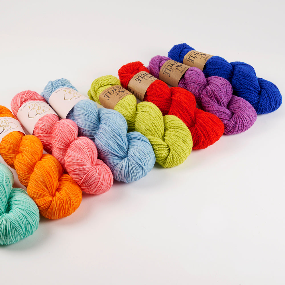 Red Hot Rainbow Kaleidoscope - West Wool - MKAL 2026