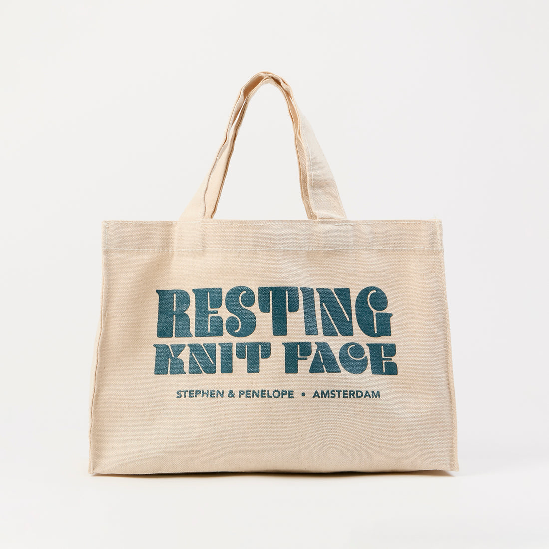 Stephen & Penelope Project Bags RESTING KNIT FACE - STEPHEN & PENELOPE PROJECT BAG cream Project Bags