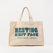 Stephen & Penelope Project Bags RESTING KNIT FACE - STEPHEN & PENELOPE PROJECT BAG cream Project Bags