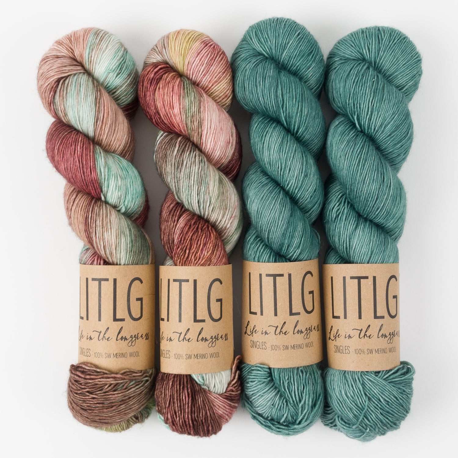 Life in The Long Grass RHASSOUL MOUNTAIN Merino wool Fingering Quick Kits