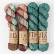 Life in The Long Grass RHASSOUL MOUNTAIN Merino wool Fingering Quick Kits