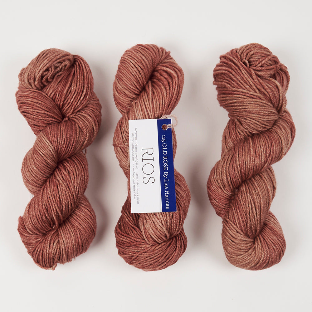 Malabrigo RIOS - OLD ROSE Merino wool Worsted coral Yarn