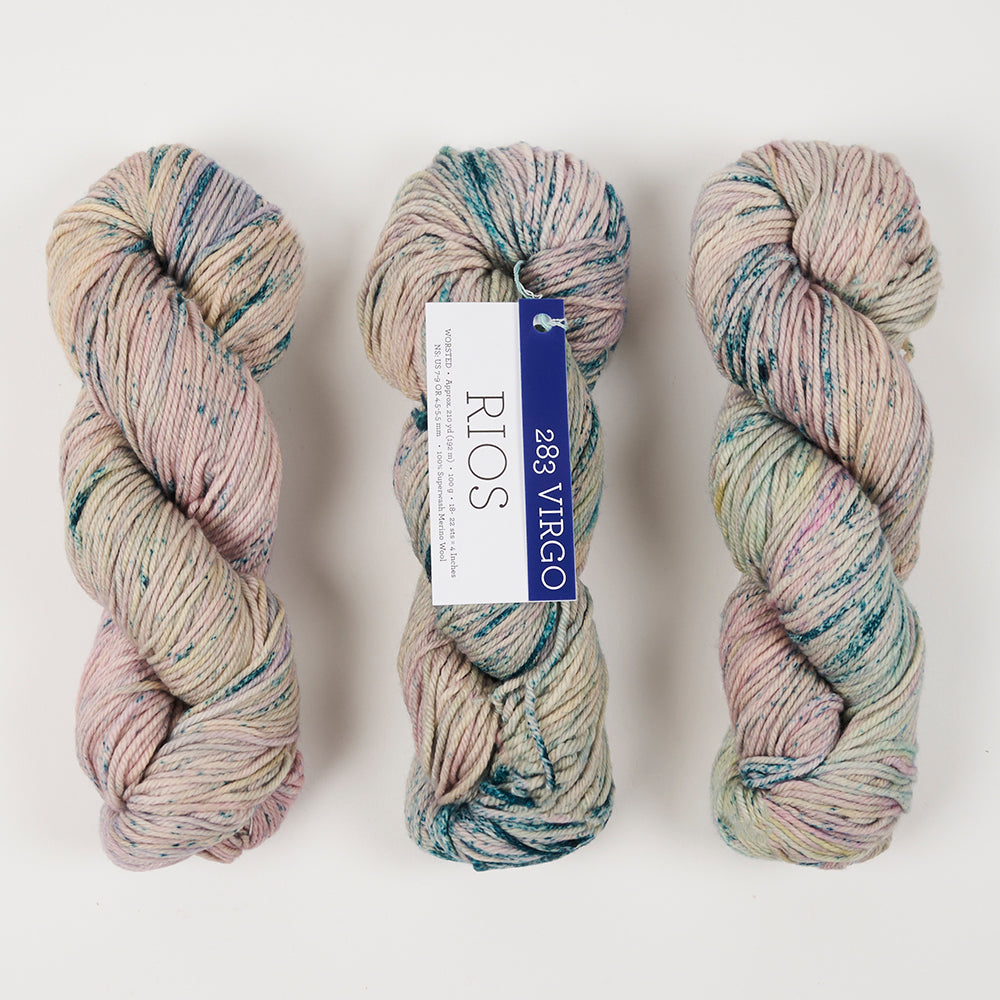 Malabrigo RIOS - VIRGO Merino wool Worsted multicolour beige Yarn