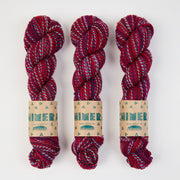 RiverKnits CHIMERA DK - POMEGRANATE Blue Faced Leicester DK red fuchsia Yarn