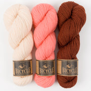 West Wool ROASTED PEACH Merino wool Fingering Quick Kits