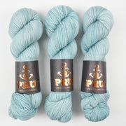 Punk Rock Unicorn SOUL DK - ROBINS EGG Merino wool Nylon DK Sock blue Yarn