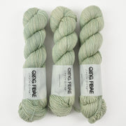 Qing Fibre DASHING SASSY - ROSEMARY Merino wool Fingering green Yarn