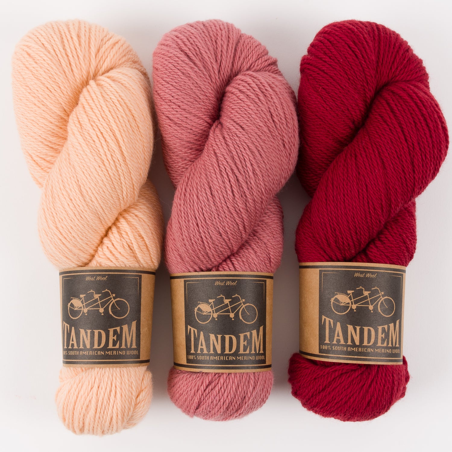 West Wool ROSE SHERBERT Merino wool DK Quick Kits