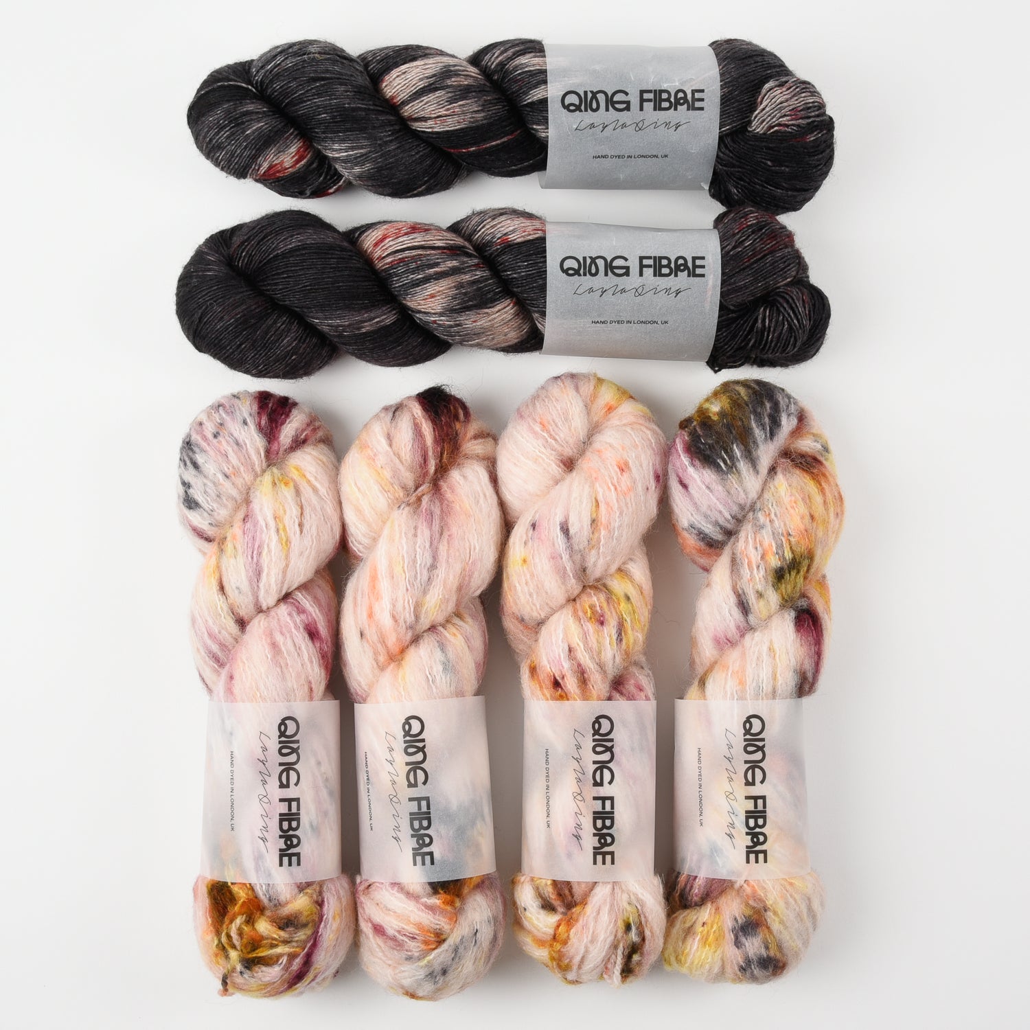 Qing Fibre ROTHKO MAZE Merino wool Silk Yak Alpaca Mixed Weight Quick Kits