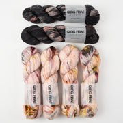 Qing Fibre ROTHKO MAZE Merino wool Silk Yak Alpaca Mixed Weight Quick Kits