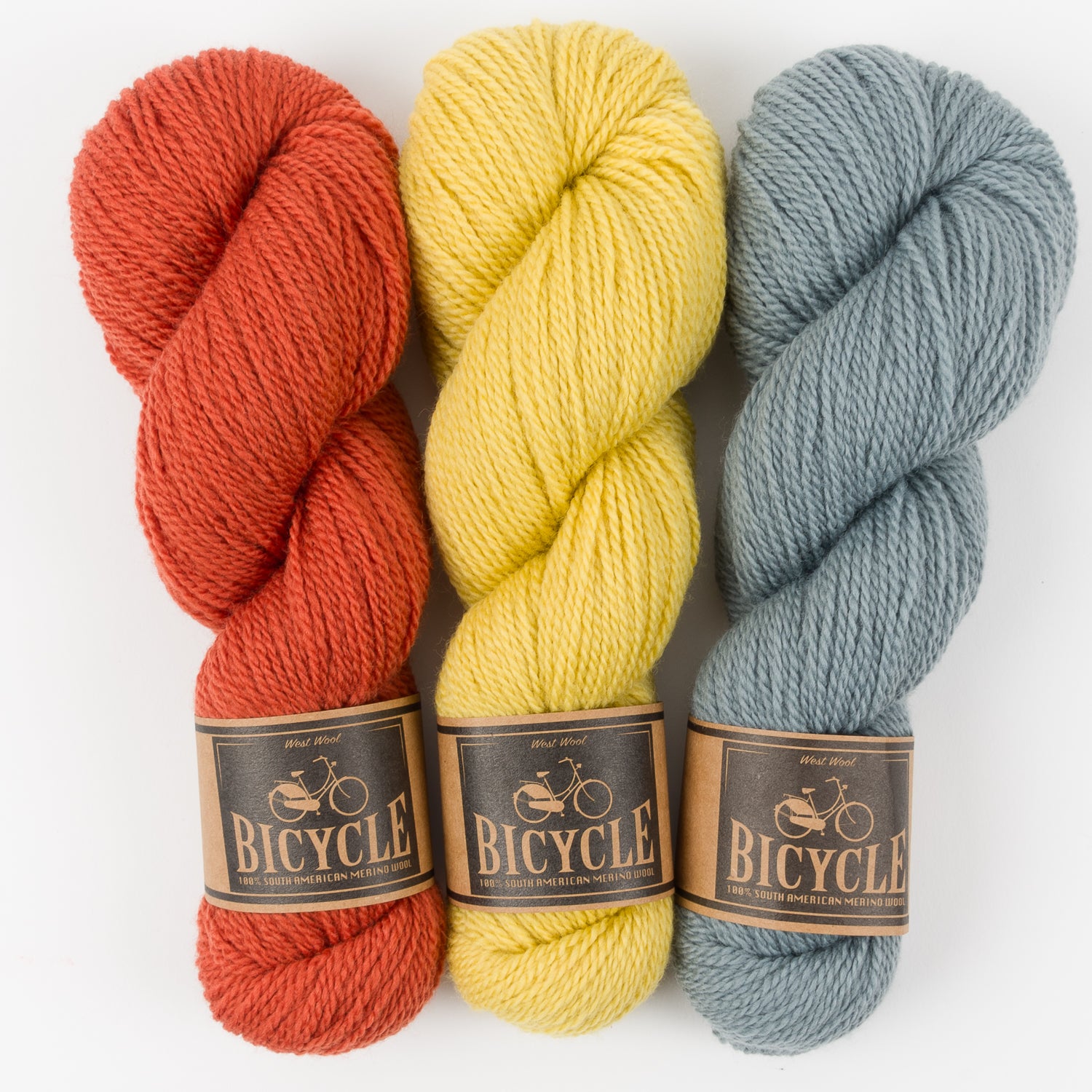 West Wool RUSTY BUTTERCUP Merino wool Fingering Quick Kits