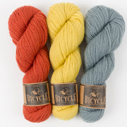 West Wool RUSTY BUTTERCUP Merino wool Fingering Quick Kits
