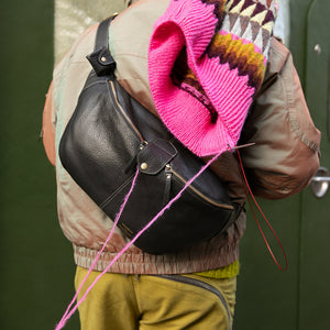 PROJECT 96 - BLACK PEBBLE - LARGE BELT BAG