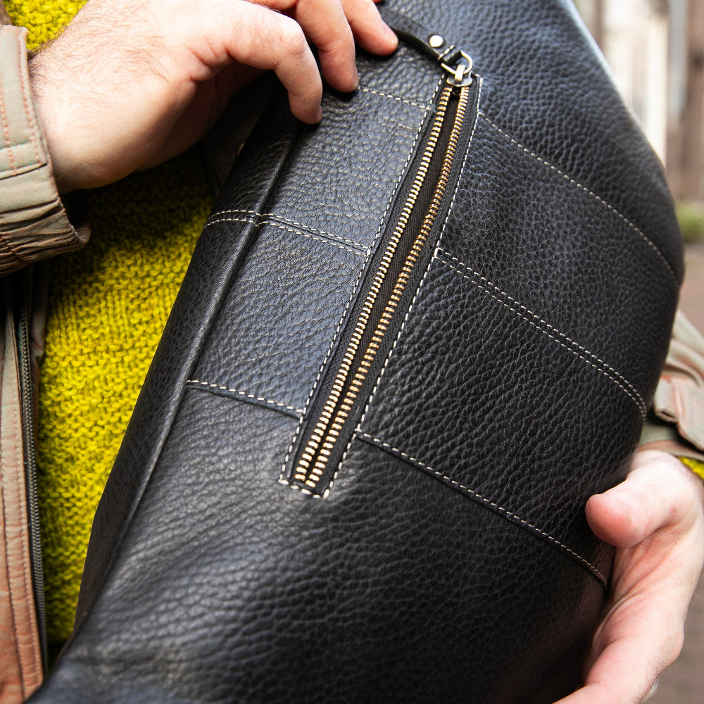 PROJECT 96 - BLACK PEBBLE - LARGE BELT BAG