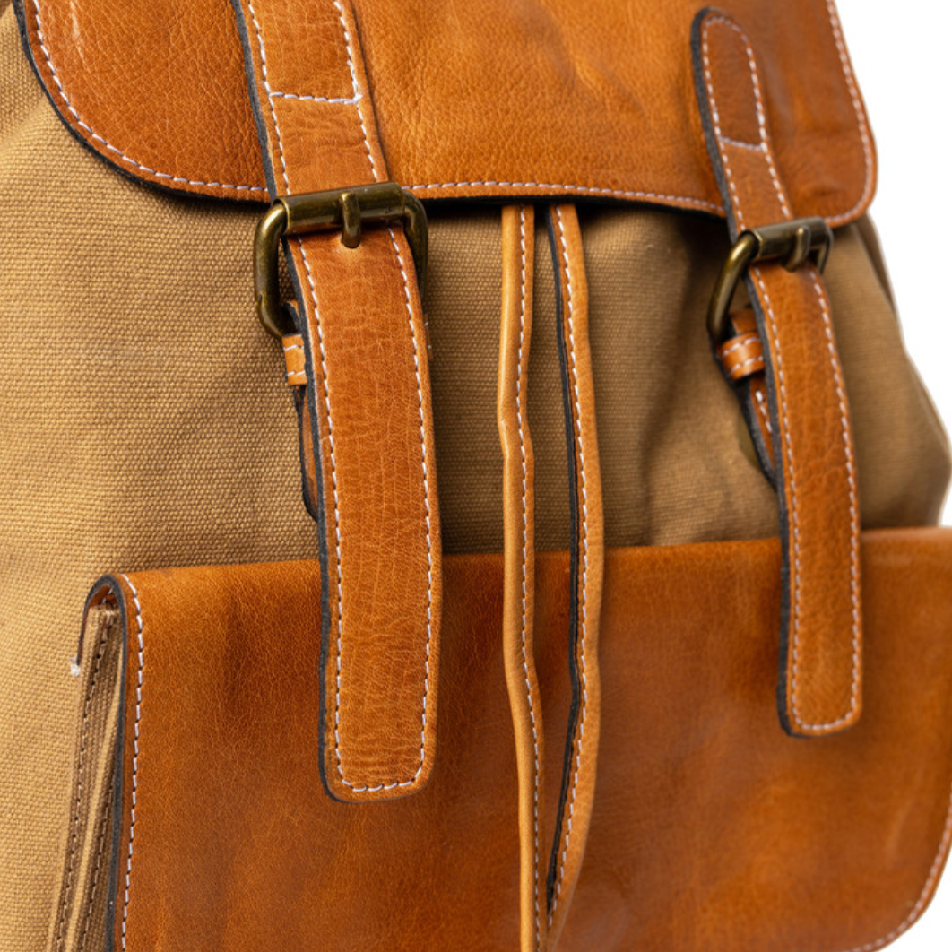 PROJECT 55 - BURNED TAN - CANVAS BACKPACK