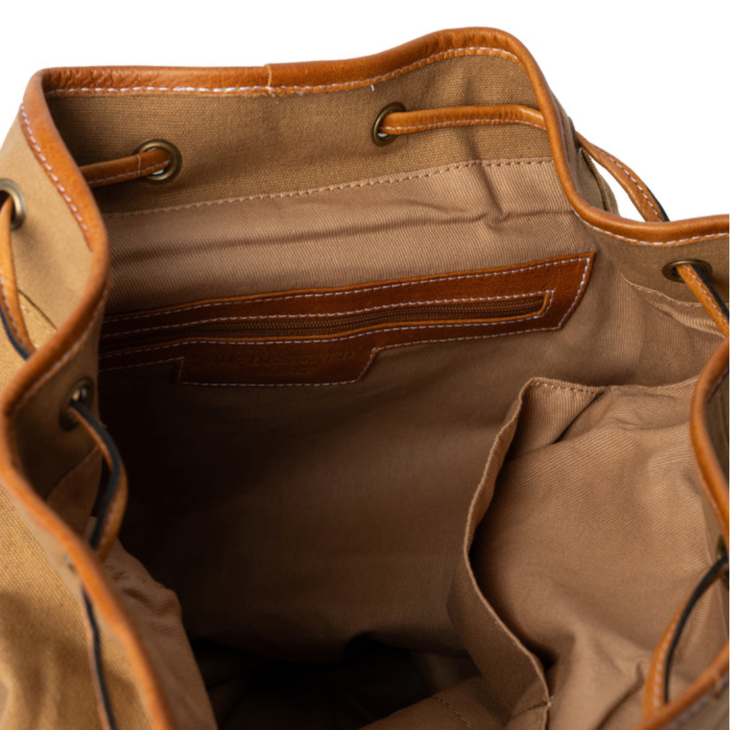 PROJECT 55 - BURNED TAN - CANVAS BACKPACK