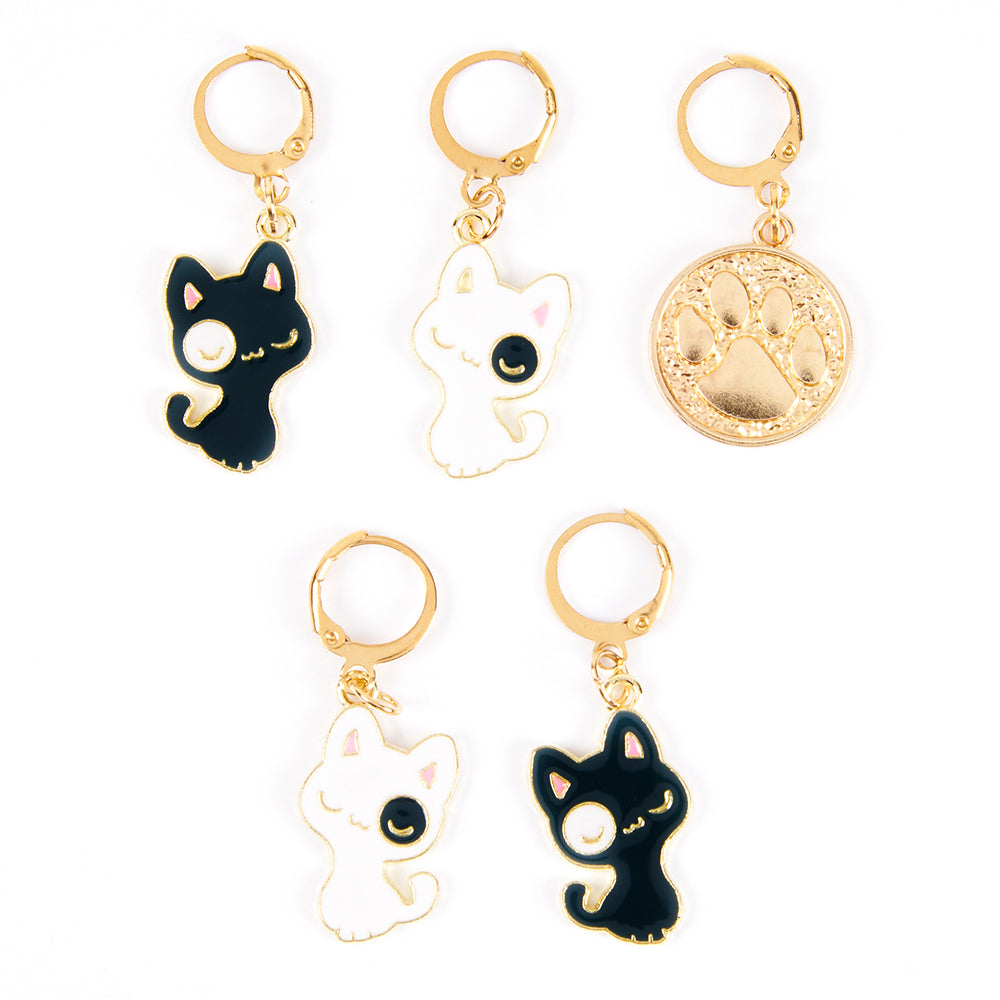 Removable Marker Rings - Happy Cats