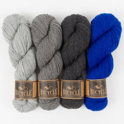 West Wool BLUE MOUSE Merino wool Fingering Quick Kits