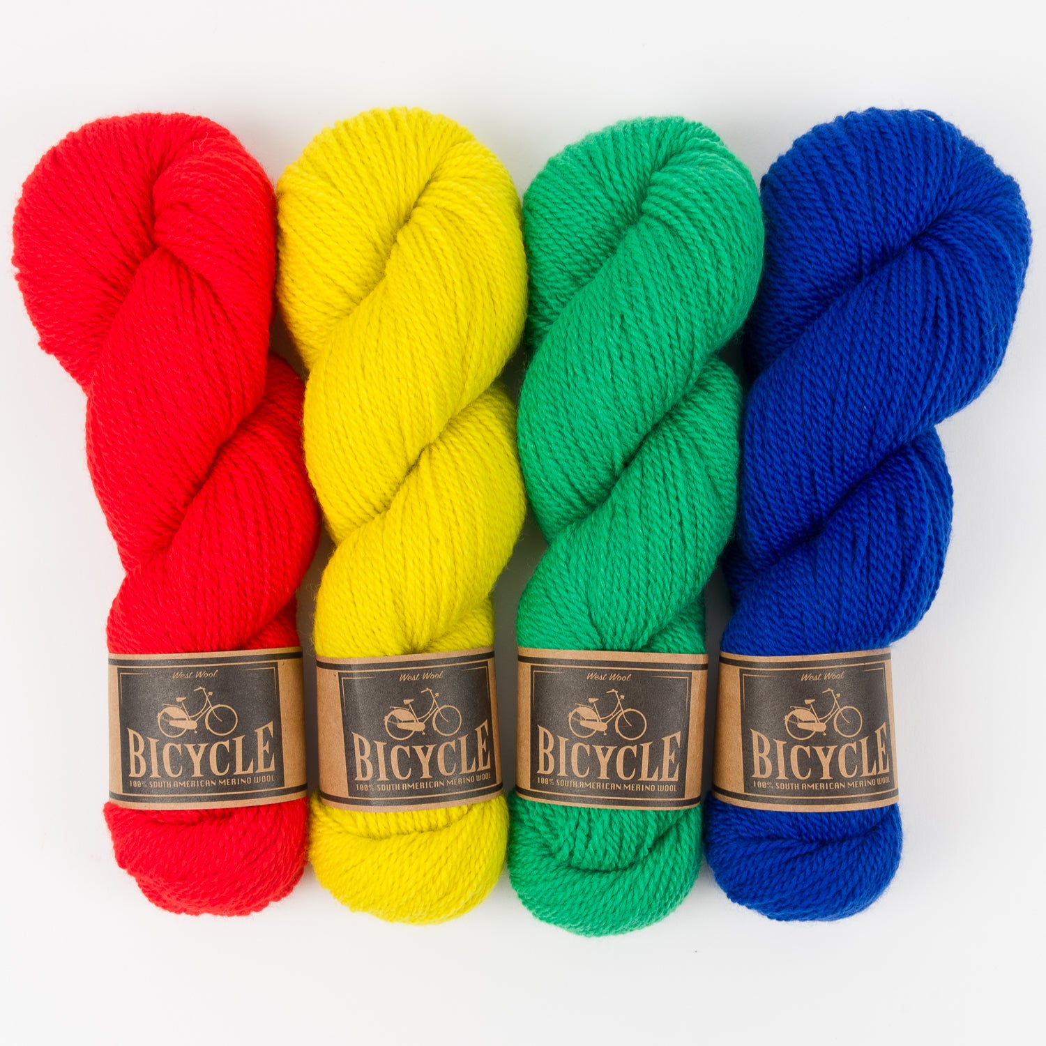 West Wool ROYAL RED Merino wool Fingering Quick Kits