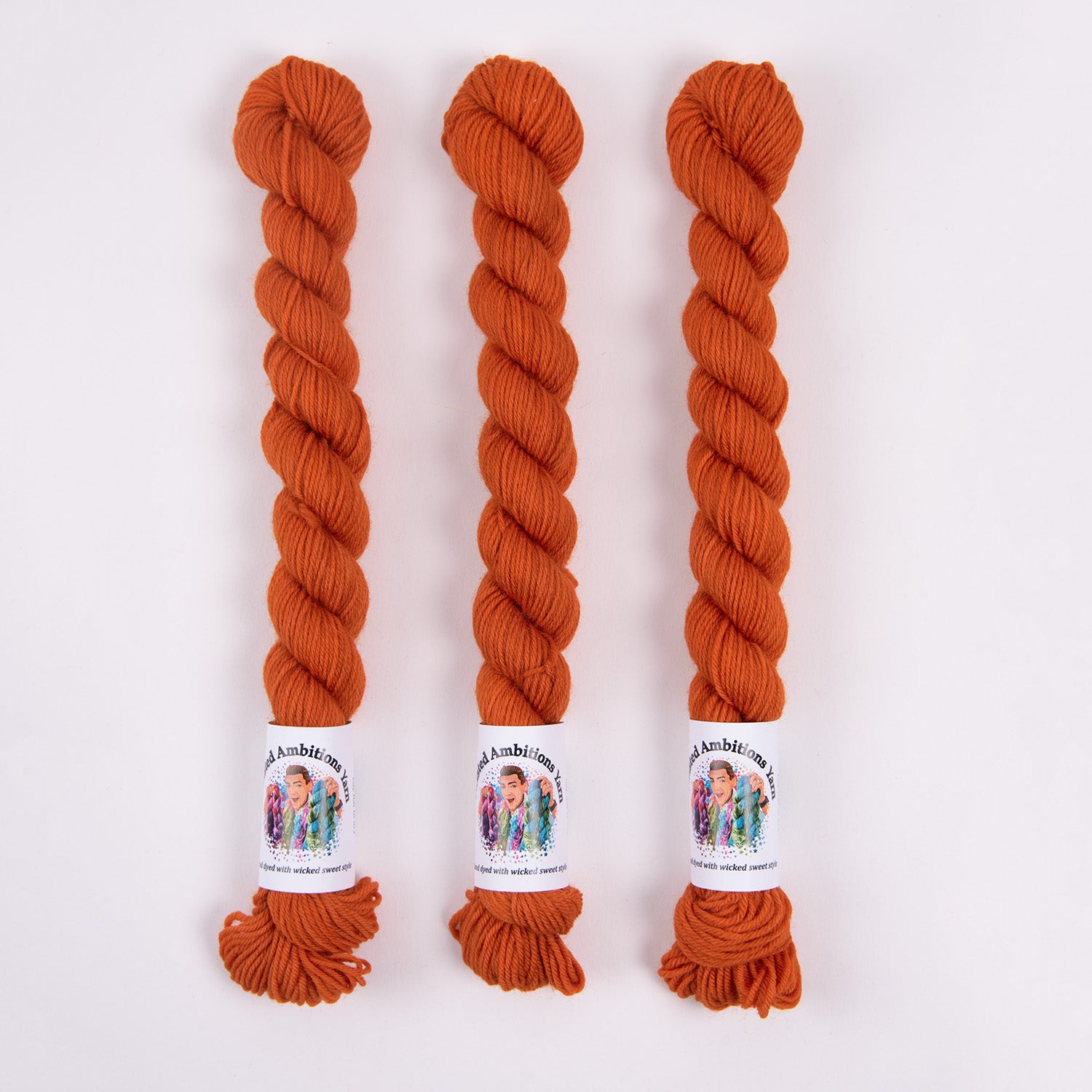 Twisted Ambitions SWEET SOCK MINI - RUST orange Yarn