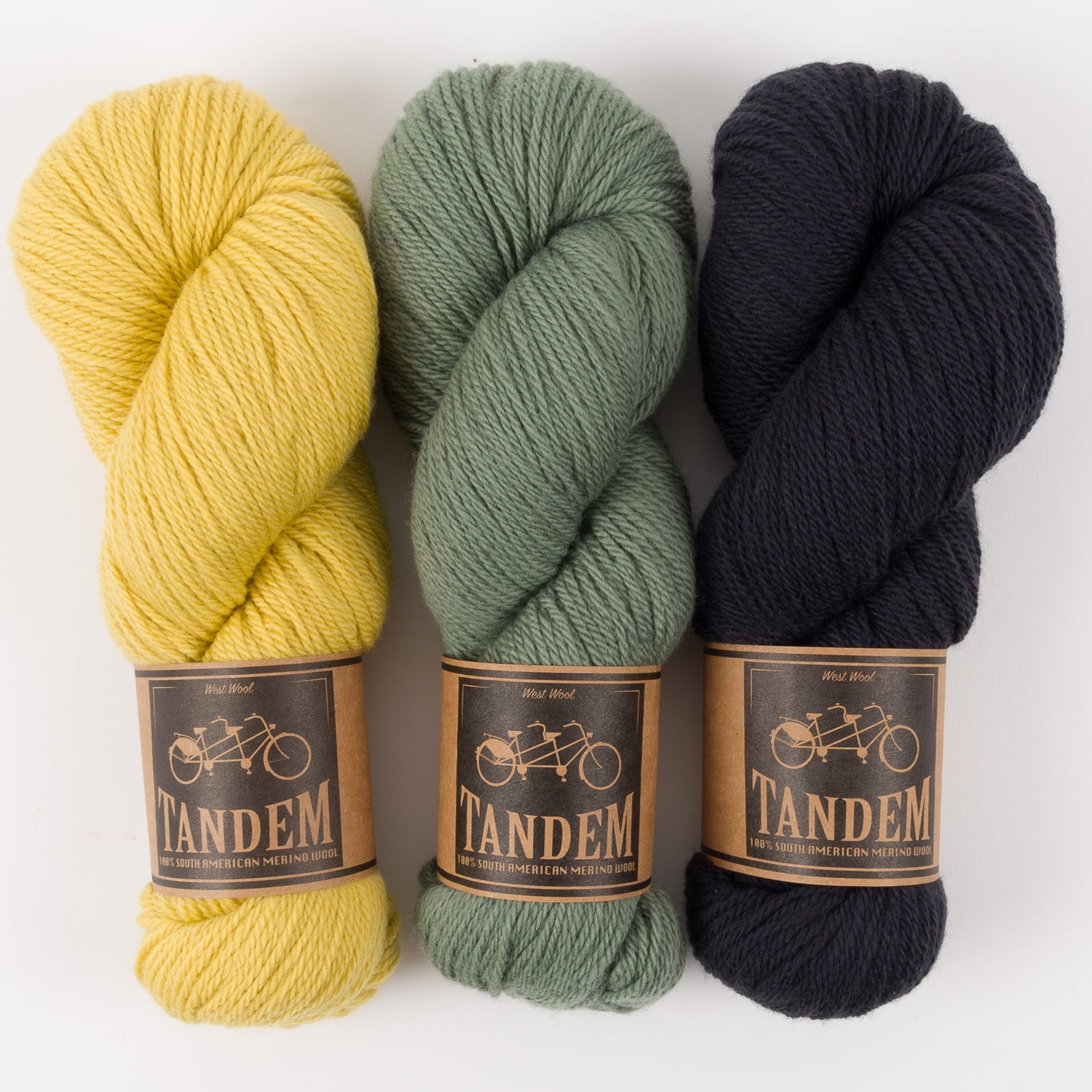 West Wool SALTY SAGE Merino wool DK Quick Kits