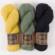 West Wool SALTY SAGE Merino wool DK Quick Kits