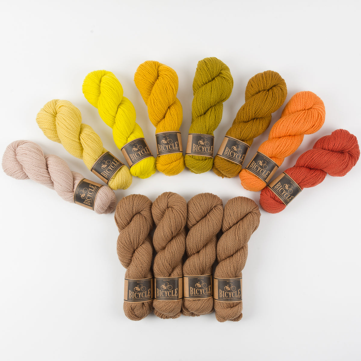 West Wool SANDY TIGER Merino wool Fingering Quick Kits