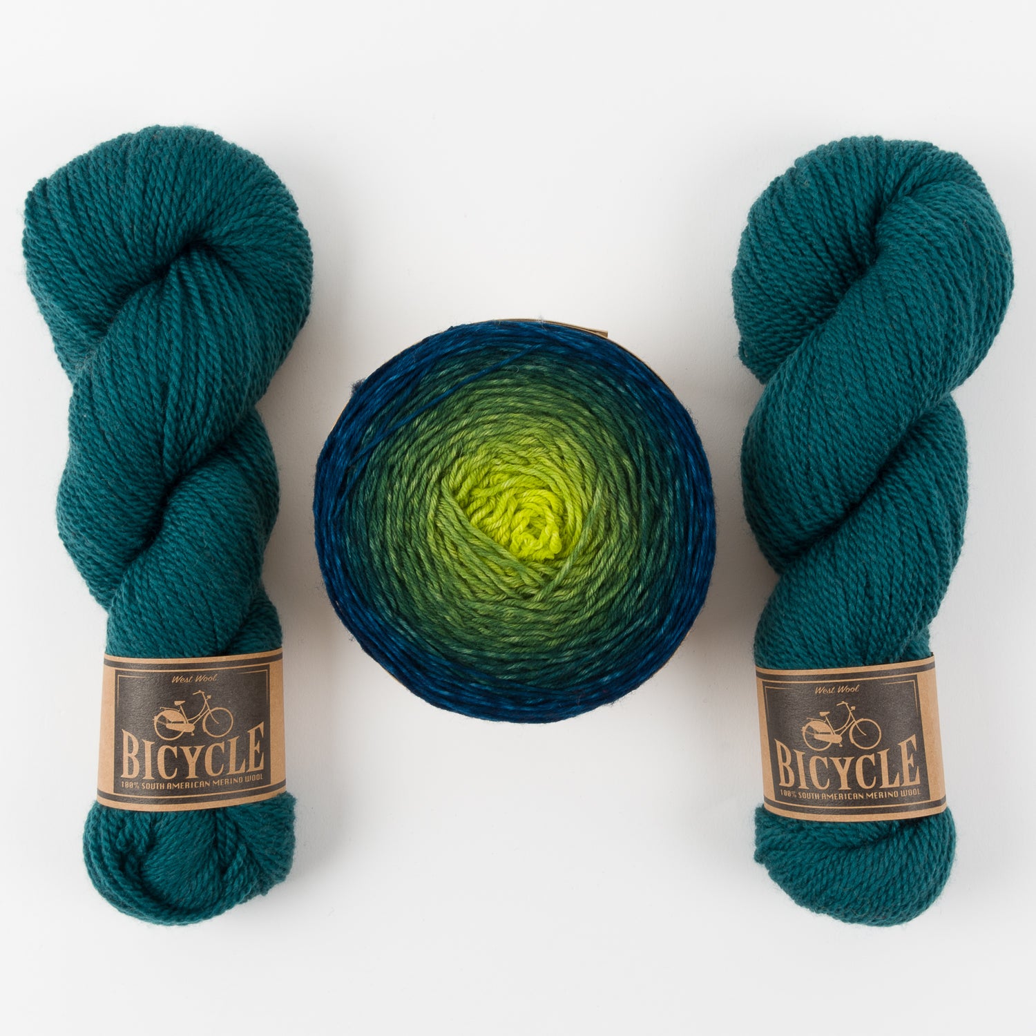 Bilum SEA WEED Merino wool Fingering Quick Kits