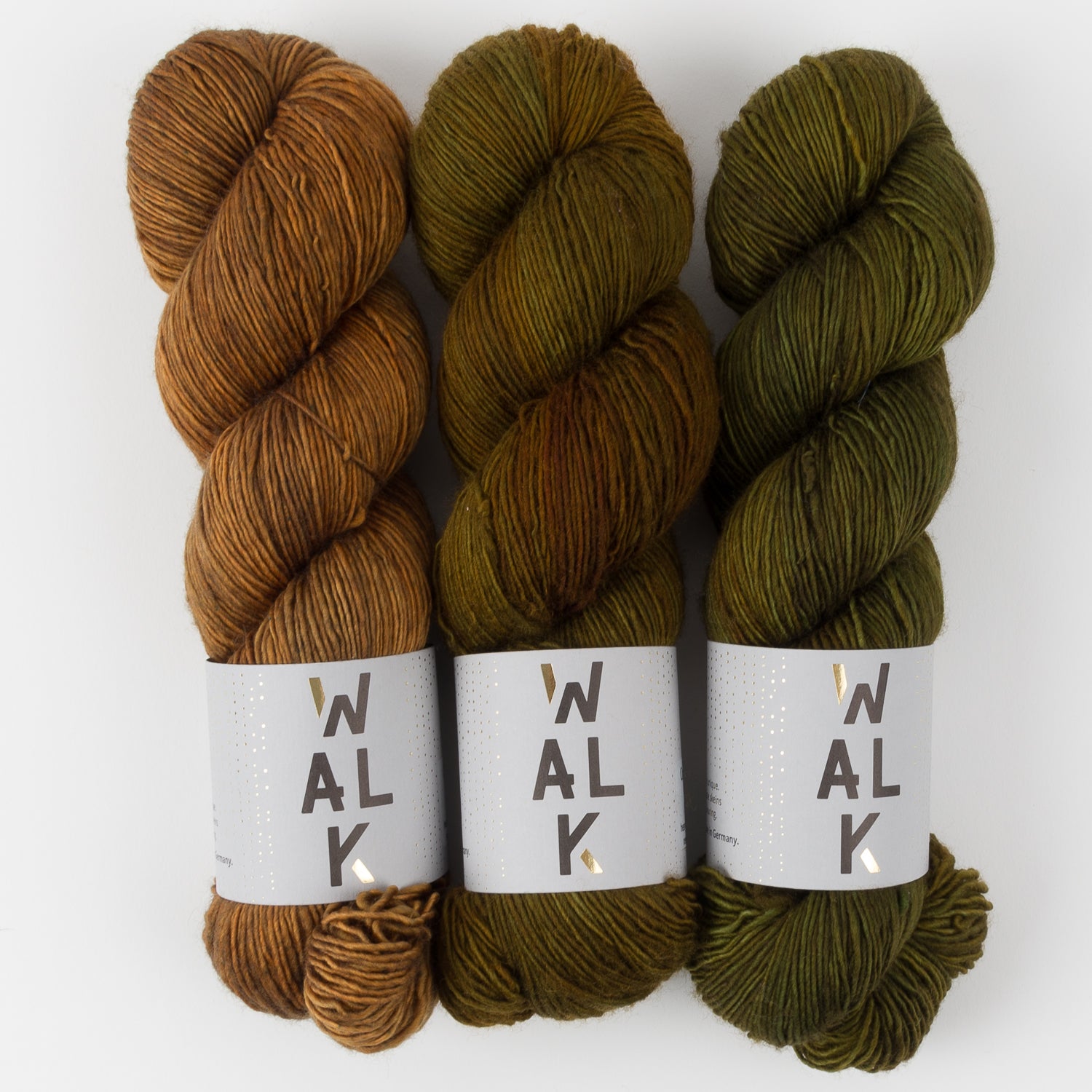 WALK Collection SHADED HUNTER Merino wool Fingering Quick Kits