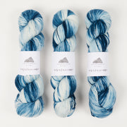 Shangdrok SINGLE MERINO - ABOVE THE SNOWY MOUNTAIN Merino wool Fingering blue Yarn