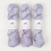 Shangdrok SINGLE MERINO - RAIN DROP ON THE NIGHT WINDOW Merino wool Fingering purple Yarn