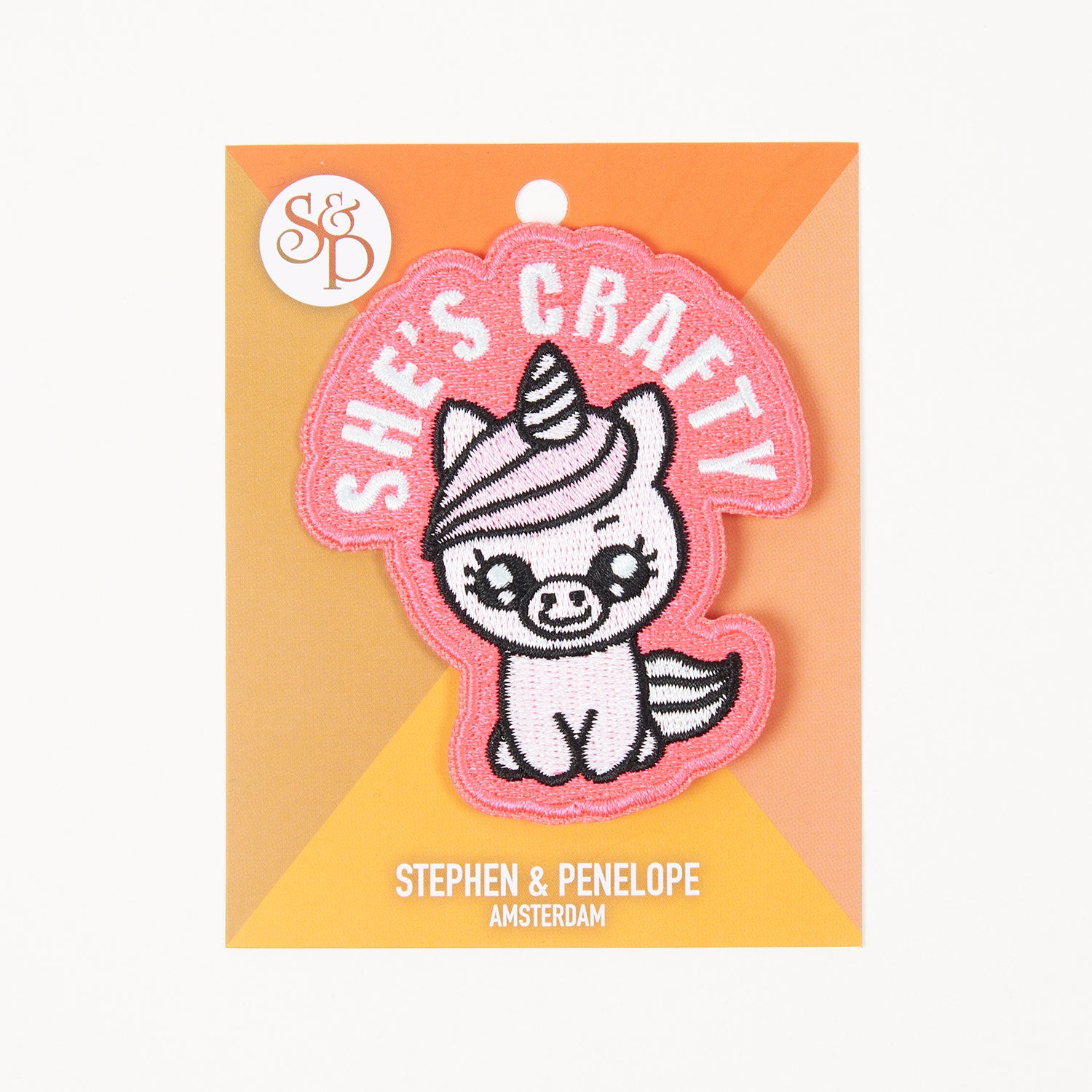 Stephen & Penelope Notions SHE'S CRAFTY PATCH multicolor pink Sundries