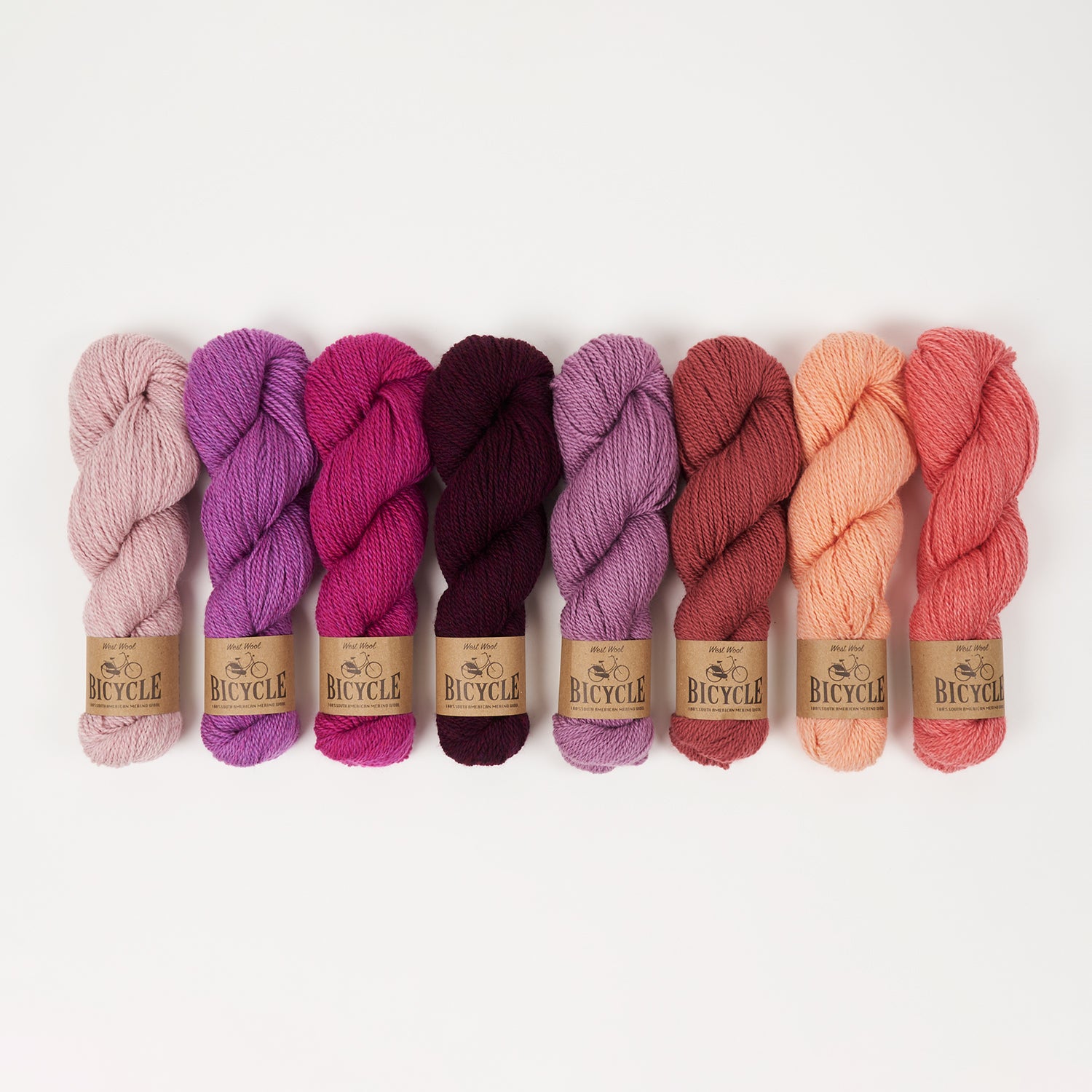 West Wool VINTAGE HYDRANGEA Merino wool Fingering Quick Kits