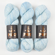 Punk Rock Unicorn SOUL DK - SLIGHT BLUE Merino wool Nylon DK Sock blue Yarn