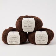 CaMaRose SNEFNUG - KAFFE Alpaca Cotton Merino wool Aran brown Yarn